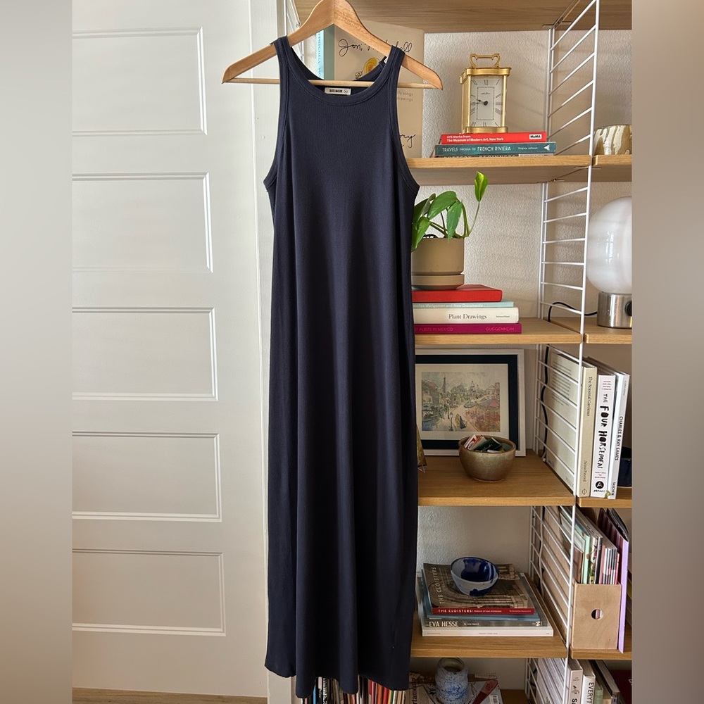 Buck Mason Surplus Rib Tank Dress Navy Medium